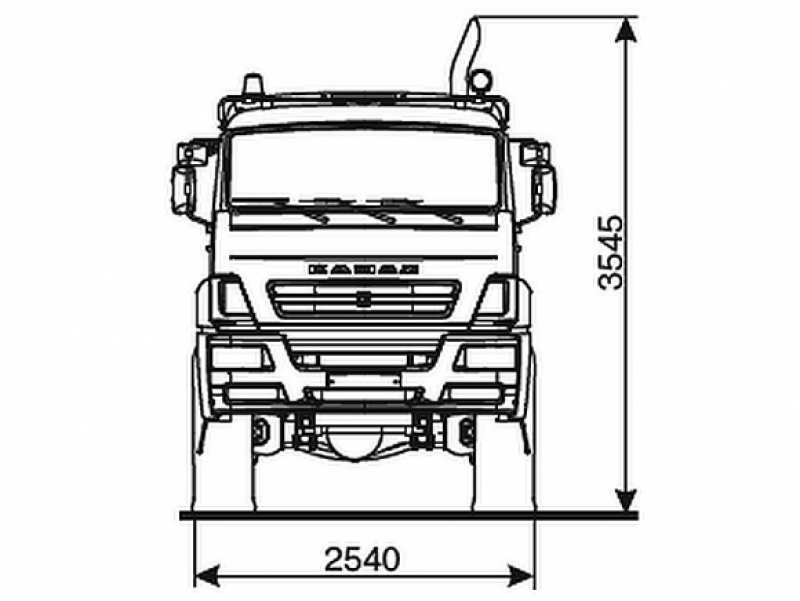 65224-3971-53 Шасси КамАЗ