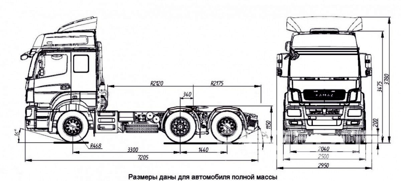 65209-001-87 (S5) Тягач КАМАЗ