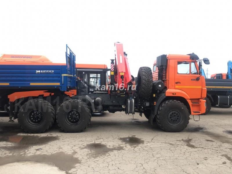КАМАЗ 43118 тягач с КМУ Palfinger 23500B